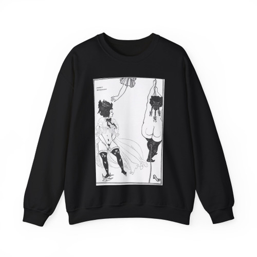 BEARDSLEY, Aubrey - atheniandistress_e (Artwork) Crewneck Sweatshirt