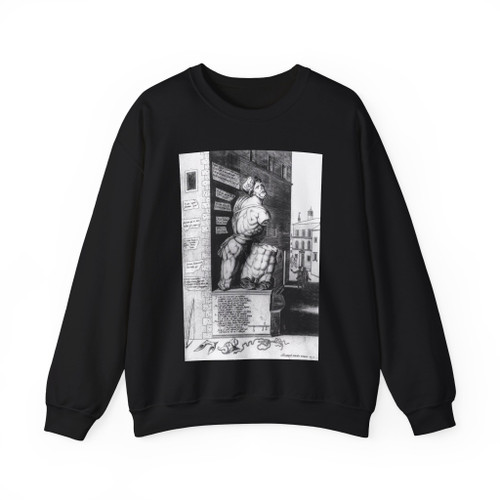 BEATRIZET, Nicolas - Pasquino (Artwork) Crewneck Sweatshirt