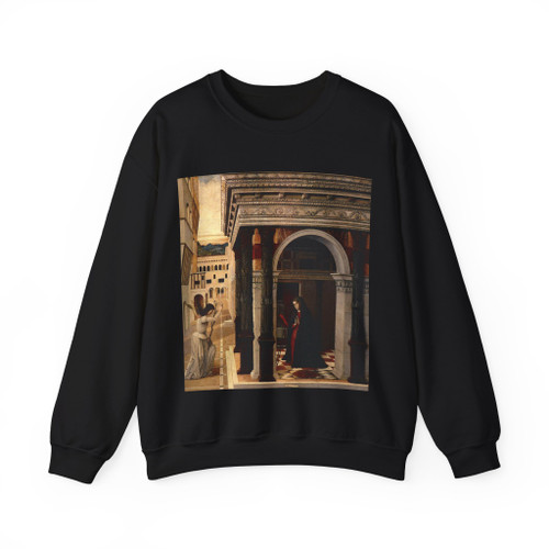 BELLINI, Gentile - Annunciation (Artwork) Crewneck Sweatshirt