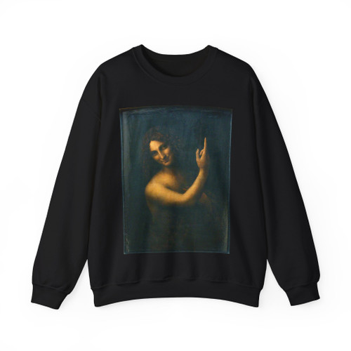 LEONARDO da Vinci - san juan bautista (Artwork) Crewneck Sweatshirt
