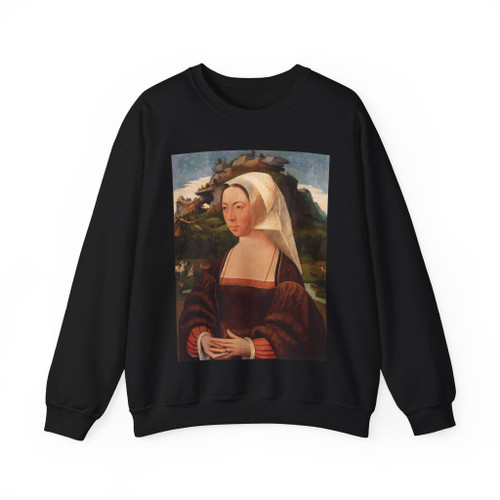 MOSTAERT, Jan - Portrait of a Woman (Artwork) Crewneck Sweatshirt