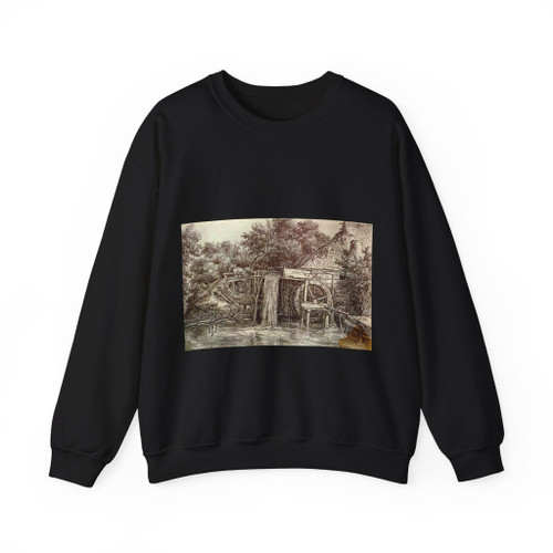 HOBBEMA, Meyndert - Watermill (Artwork) Crewneck Sweatshirt