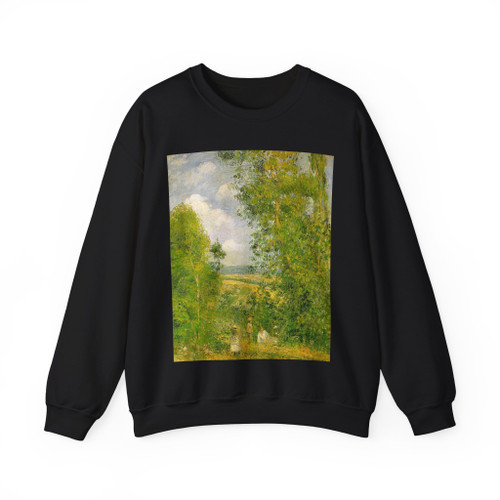 PISARRO Camille - Resting in the Woods at Pontoise (Artwork) Crewneck Sweatshirt