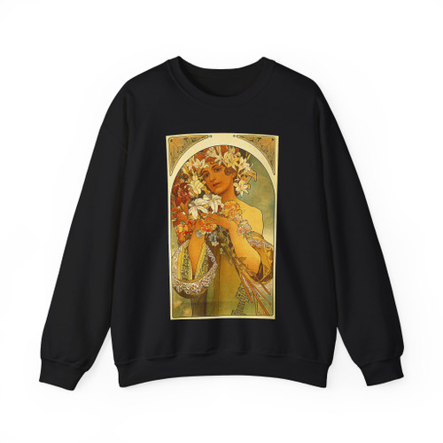 MUCHA, Alphonse Maria - 119 (Artwork) Crewneck Sweatshirt