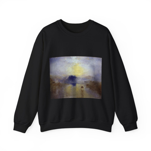 TURNER, Joseph Mallord William - Norham Castle, Sunrise (Artwork) Crewneck Sweatshirt