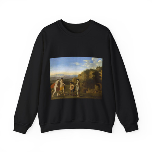 POELENBURGH, Cornelis van - The Finding of Moses (Artwork) Crewneck Sweatshirt