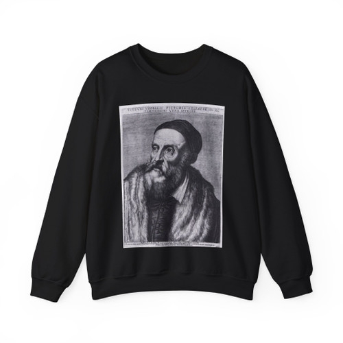 CARRACCI, Agostino - Titian (Artwork) Crewneck Sweatshirt