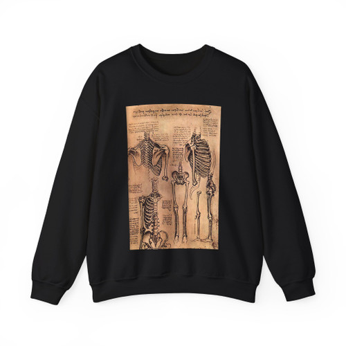 LEONARDO da Vinci - Drawing of the Torso and the Arms (Artwork) Crewneck Sweatshirt
