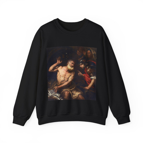 LANGETTI, Giovanni Battista - Diogenes and Alexander (Artwork) Crewneck Sweatshirt