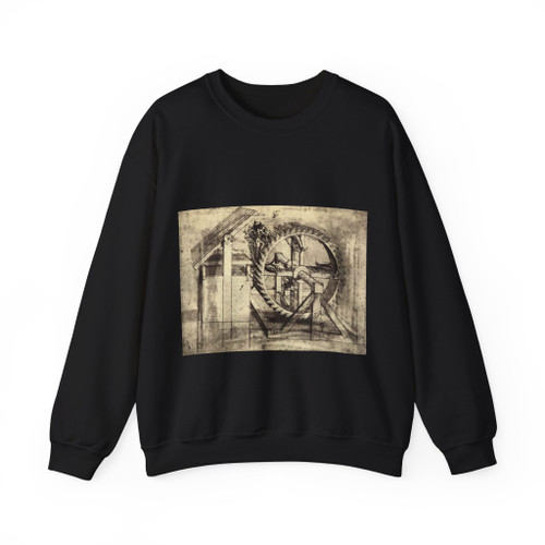 LEONARDO da Vinci - Crossbow Machine (Artwork) Crewneck Sweatshirt