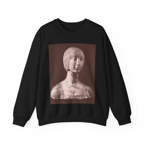 LAURANA, Francesco - Isabella of Aragonia (Artwork) Crewneck Sweatshirt