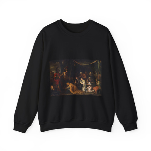 LE BRUN, Charles - The Family of Darius before Alexander (Artwork) Crewneck Sweatshirt