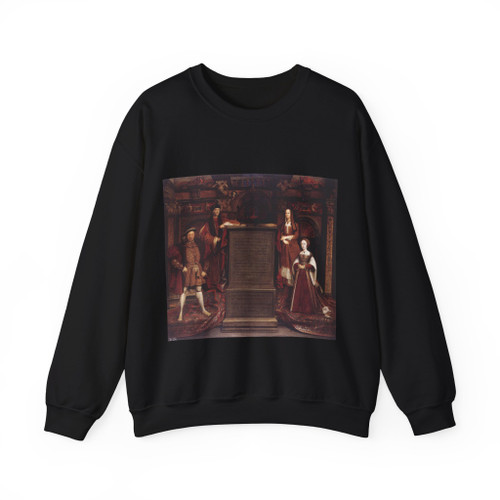 LEEMPUT, Remigius van - Henry VII, Elizabeth of York, Henry VIII, and Jane Seymour (Artwork) Crewneck Sweatshirt
