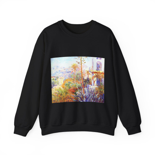 MONET, Claude - Villas in Bordighera (Artwork) Crewneck Sweatshirt