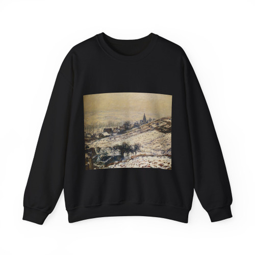 MONET, Claude - Winter at Giverny (Artwork) Crewneck Sweatshirt