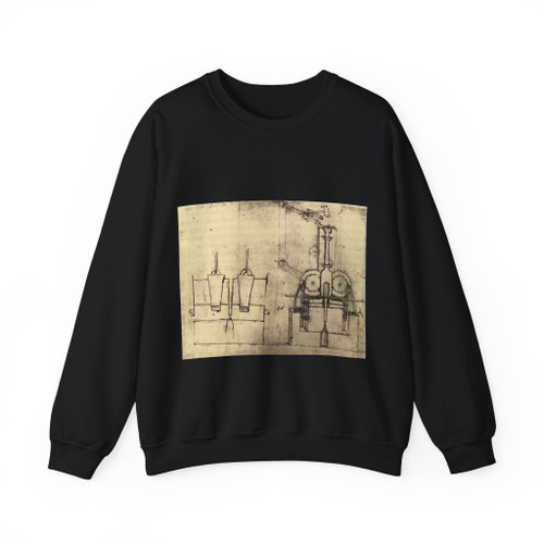 LEONARDO da Vinci - A machine for making sequins (Artwork) Crewneck Sweatshirt