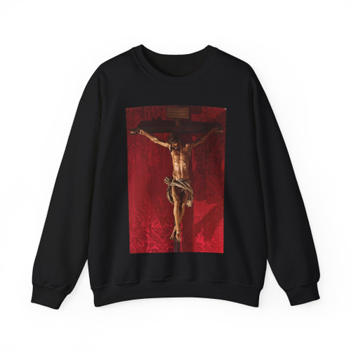 MONTANES, Juan Martinez - The Merciful Christ (Artwork) Crewneck Sweatshirt