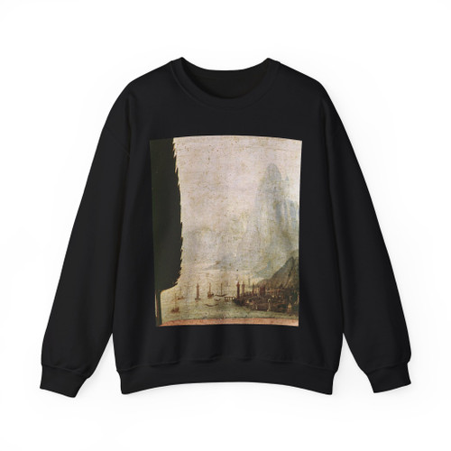 LEONARDO da Vinci - Annunciation (detail)3 (Artwork) Crewneck Sweatshirt