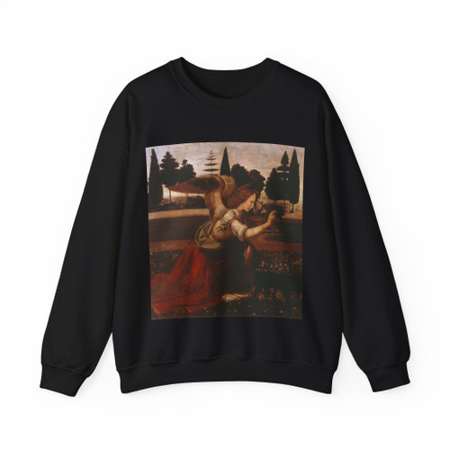 LEONARDO da Vinci - Annunciation (Artwork) Crewneck Sweatshirt