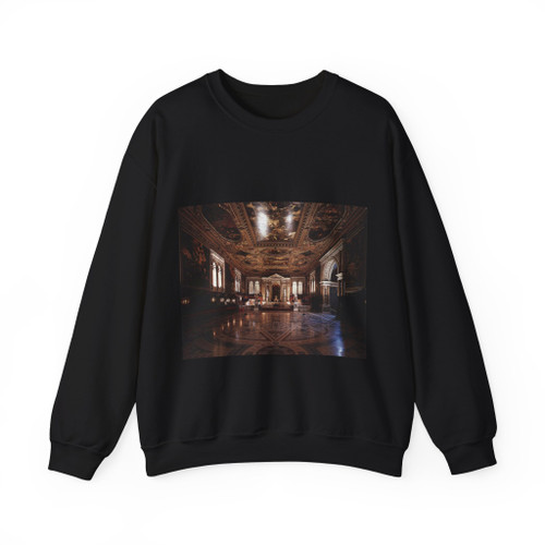 TINTORETTO, Jacopo Robusti - View of the Sala Superiore2 (Artwork) Crewneck Sweatshirt
