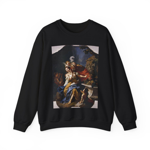 TISCHBEIN, Johann Heinrich the Elder - The Mocking of Anacreon (Artwork) Crewneck Sweatshirt