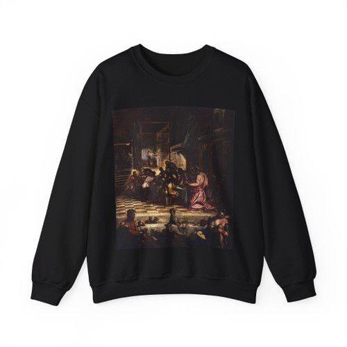 TINTORETTO, Jacopo Robusti - The Last Supper (Artwork) Crewneck Sweatshirt