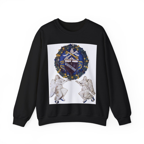 BUGLIONI, Benedetto - Coat-of Arms Supported by Two Angels (Artwork) Crewneck Sweatshirt