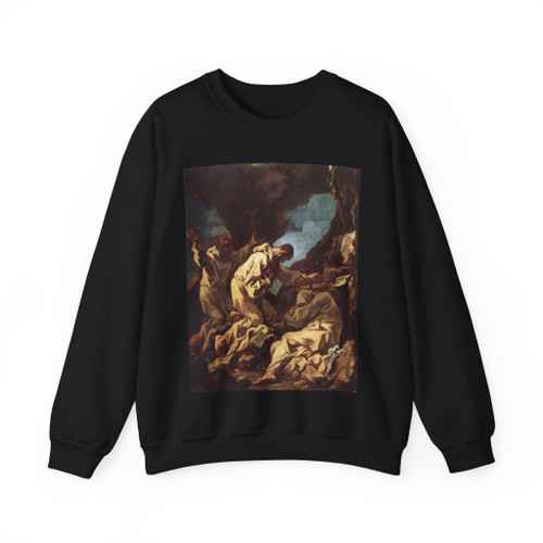 MAGNASCO, Alessandro - Three Camaldolite Monks at Prayer (Artwork) Crewneck Sweatshirt