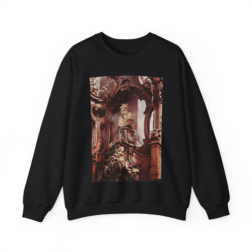 CHRISTIAN, Johann Josef - Bust of the Prophet Ezekiel (Artwork) Crewneck Sweatshirt