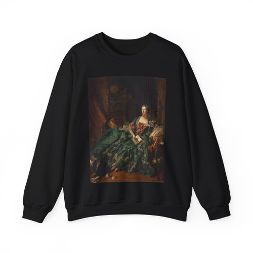 BOUCHER, Francois - 2. from 1750 - Portrait of Marquise de Pompadour2 (Artwork) Crewneck Sweatshirt