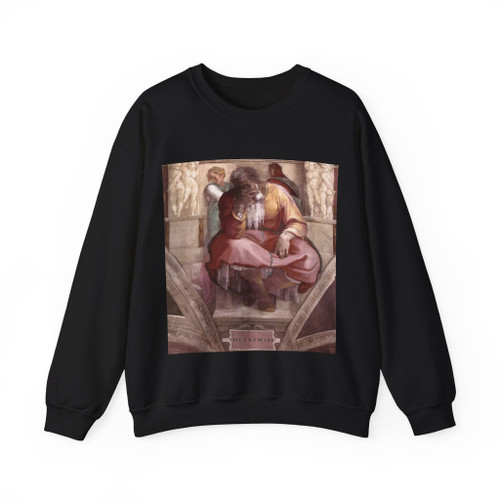 MICHELANGELO, Buonarroti - Jeremiah (Artwork) Crewneck Sweatshirt