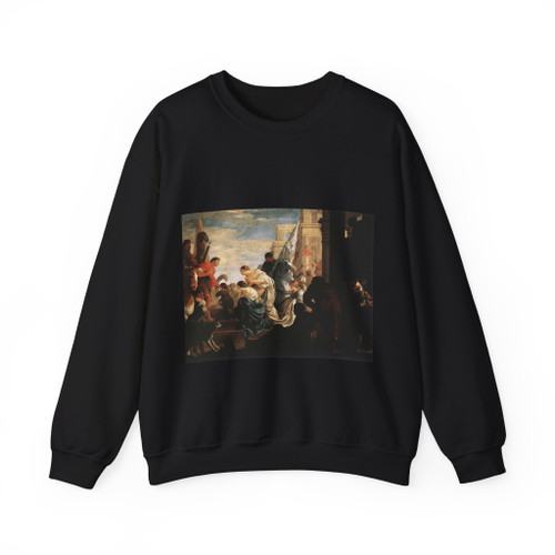 BOURDON, Sebastien - A Scene from Roman History (Artwork) Crewneck Sweatshirt