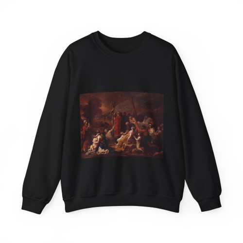 BOURDON, Sebastien - Moses and the Brazen Serpent (Artwork) Crewneck Sweatshirt