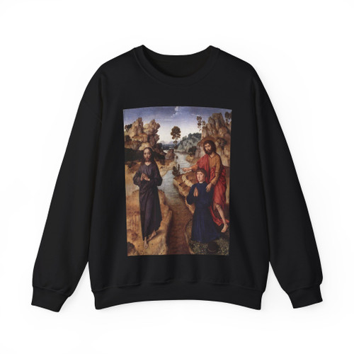 BOUTS, Dieric the Elder - Ecce agnus Dei (Artwork) Crewneck Sweatshirt