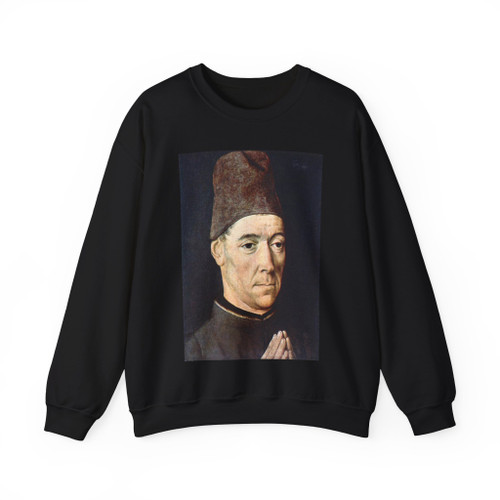 BOUTS, Dieric the Elder - Portrait of a Man2 (Artwork) Crewneck Sweatshirt