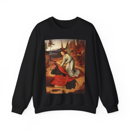 BOUTS, Dieric the Elder - Prophet Elijah in the Desert (Artwork) Crewneck Sweatshirt
