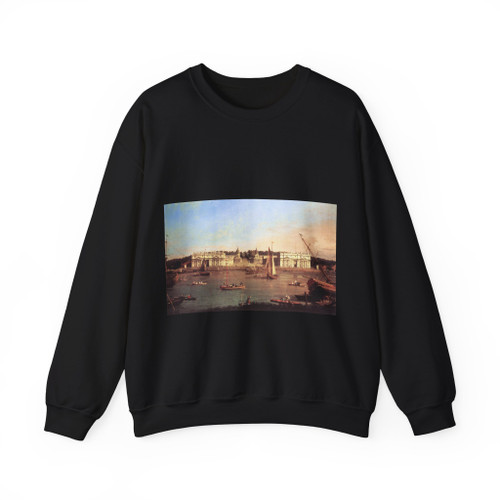 CANALETTO - Greenwich Hospital from the North Bank of the Thames (Artwork) Crewneck Sweatshirt