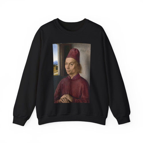 BOUTS, Dieric the Elder - Portrait of a Man (Artwork) Crewneck Sweatshirt