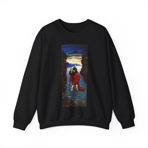 BOUTS, Dieric the Younger - Saint Christopher (Artwork) Crewneck Sweatshirt