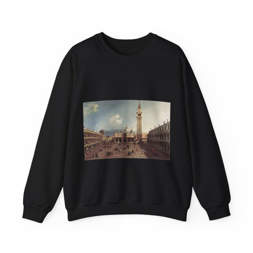 CANALETTO - Piazza San Marco with the Basilica (Artwork) Crewneck Sweatshirt