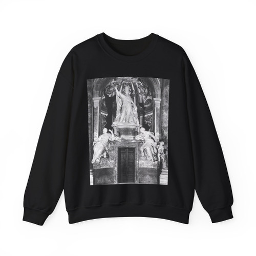 BRACCI, Pietro - Tomb of Benedict XIV (Artwork) Crewneck Sweatshirt