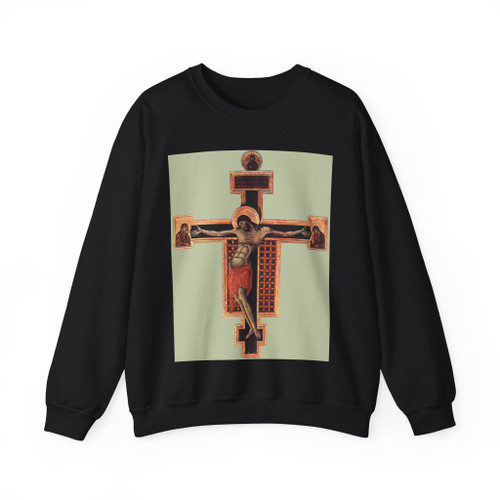 CIMABUE - -crucifixion- Crucifix (Artwork) Crewneck Sweatshirt