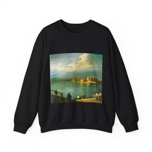 CANALETTO - San Cristoforo, San Michele & Murano- From Fondame (Artwork) Crewneck Sweatshirt