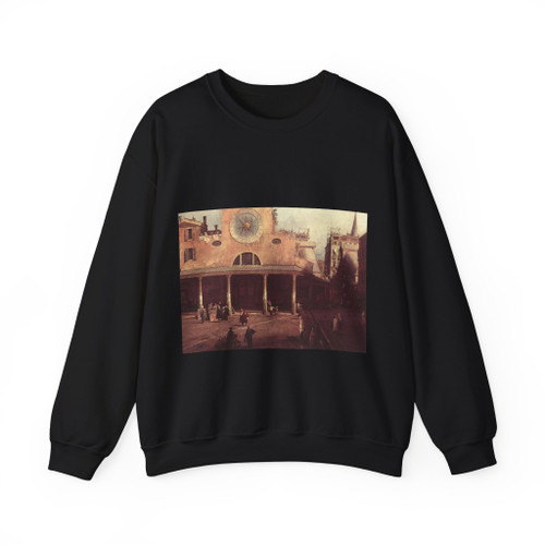 CANALETTO - San Giacomo di Rialto (detail) (Artwork) Crewneck Sweatshirt
