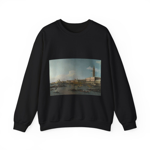 CANALETTO - The Basin of San Marco on Ascension Day (Artwork) Crewneck Sweatshirt