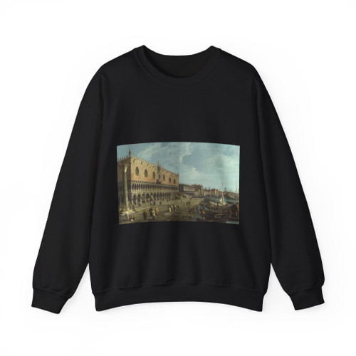 CANALETTO - The Doge's Palace and the Riva degli Schiavoni (Artwork) Crewneck Sweatshirt