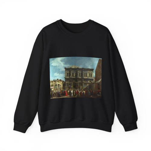 CANALETTO - The Feast Day of Saint Roch (Artwork) Crewneck Sweatshirt