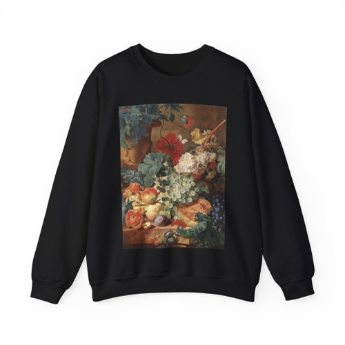 HUYSUM, Jan van - Fruit Still-Life (Artwork) Crewneck Sweatshirt