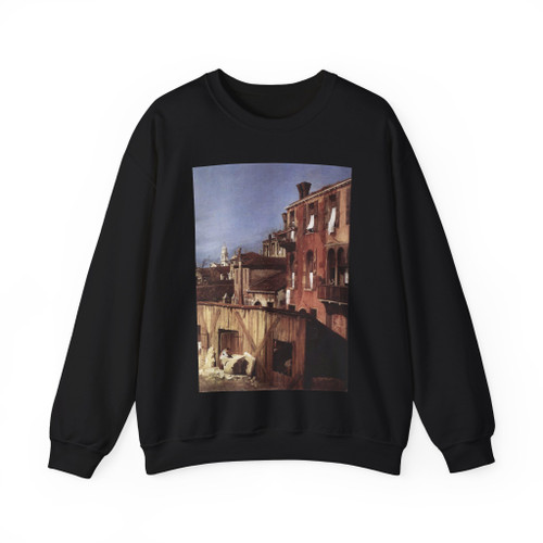 CANALETTO - The Stonemason's Yard (detail) (Artwork) Crewneck Sweatshirt