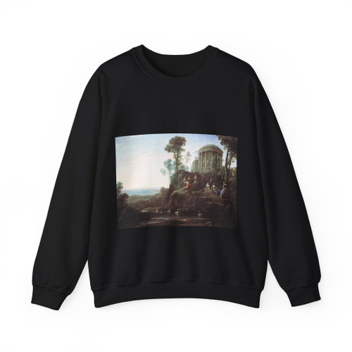 CLAUDE LORRAIN - Apollo and the Muses on Mount Helion (Parnassus) (Artwork) Crewneck Sweatshirt